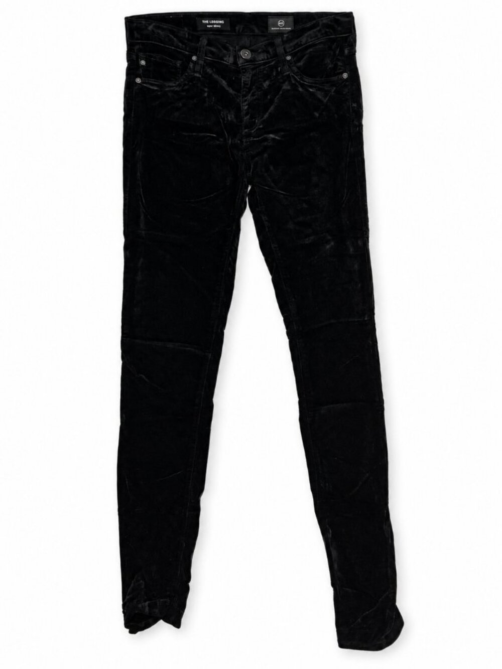 AG The Legging Super Skinny Black Jeans Size 25R